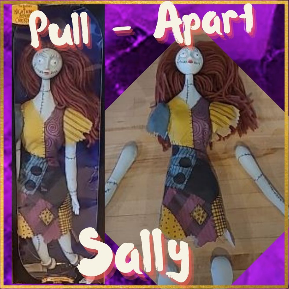 Pull Apart Sally Doll ~ Velcro Suncoast Exclusive Nightmare Before Christmas